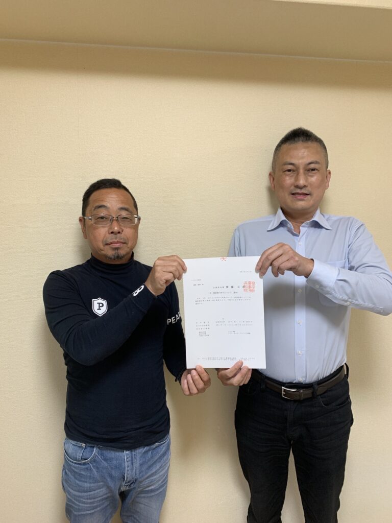 ハマサキ工務店様 建築工事業ほか5業種の建設業許可通知書